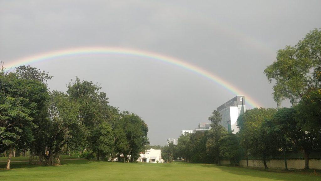 Pune Golf Club rainbow