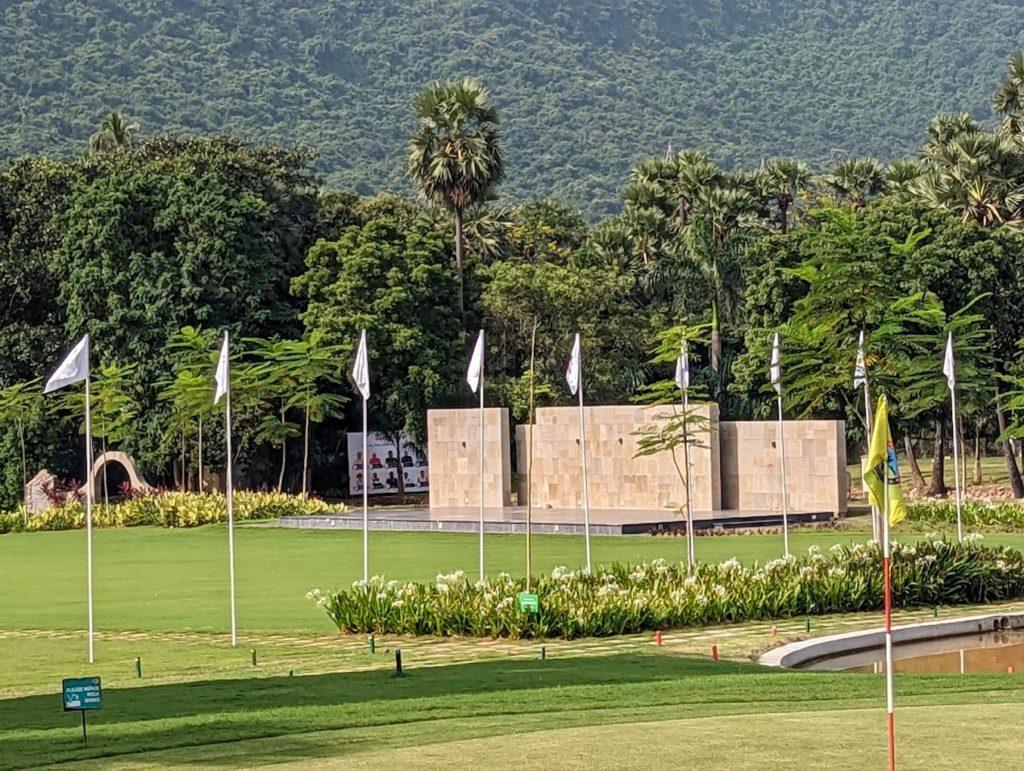 east point golg course vishakapatnam tee box